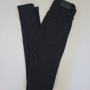 COH Chrissy High Waist Skinny Stretch Jean in Black LONG Tall